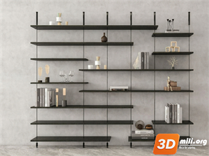 Decorative cabinet Skp Files